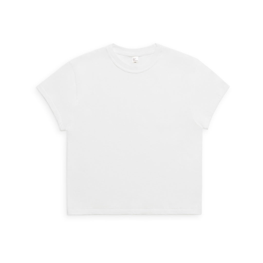 white blank tee
