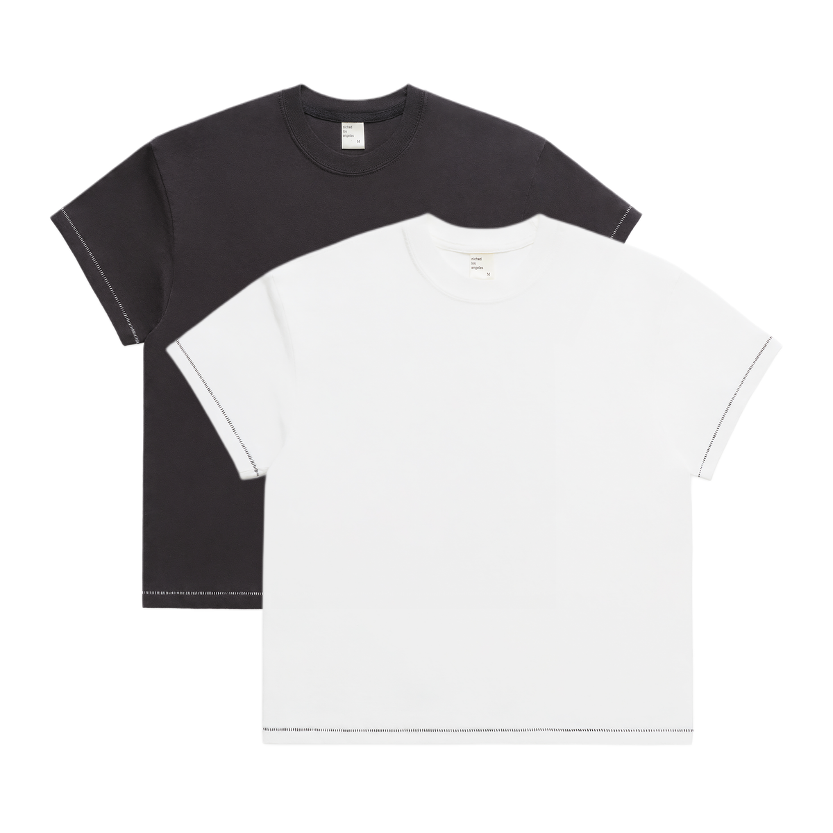 contrast stitch tees bundle