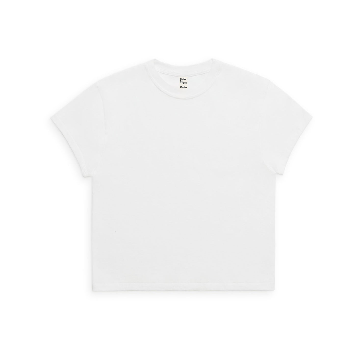 white blank tee
